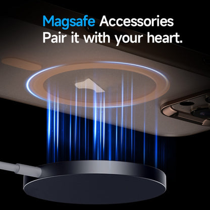 For iPhone 15 Pro Max SULADA Light Sand MagSafe Magnetic PC Hybrid TPU Phone Case(Blue) by SULADA