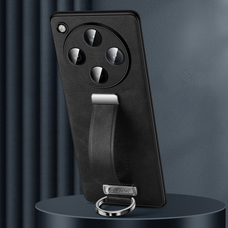 For OPPO Find X8 SULADA PC + Leather Texture Skin Feel Shockproof Phone Case(Black) by SULADA