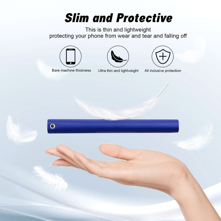 For iPhone 16e Ultra-thin Voltage Magnetic Buckle Leather Phone Case(Blue) by bashfashion