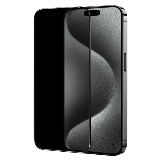 For iPhone 15 Pro Max JOYROOM Knight Series 2.5D Full Screen Privacy Tempered Film by JOYROOM