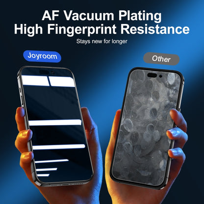 For iPhone 15 Pro JOYROOM Knight Series 2.5D Full Screen Privacy Tempered Film by JOYROOM