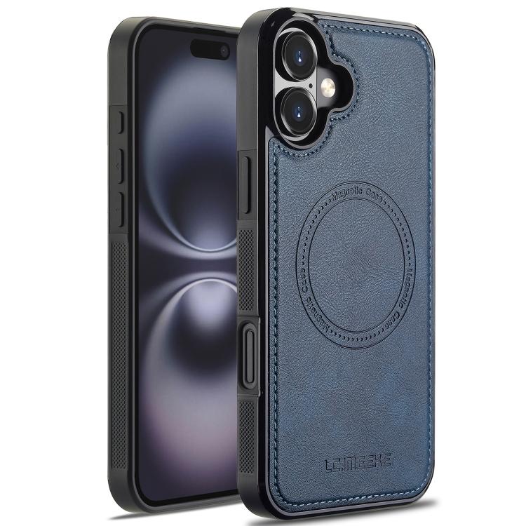 For iPhone 17 LC.IMEEKE Magsafe Phone Case(Blue) by LC.IMEEKE