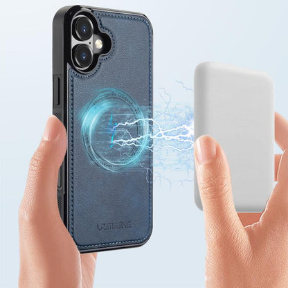 For iPhone 17 LC.IMEEKE Magsafe Phone Case(Blue) by LC.IMEEKE