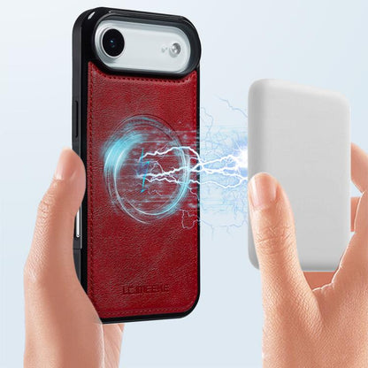 For iPhone Air LC.IMEEKE Magsafe Phone Case(Red) by LC.IMEEKE