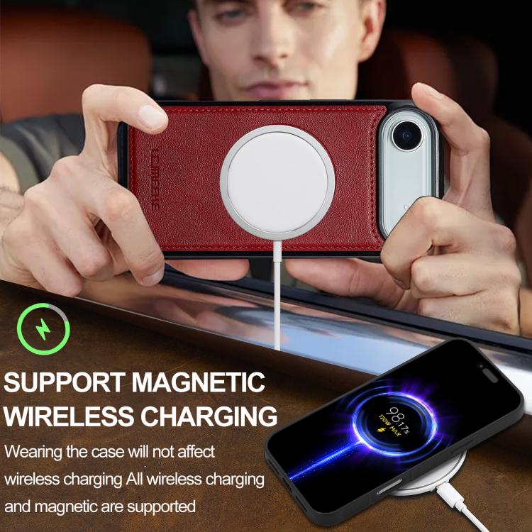 For iPhone Air LC.IMEEKE Magsafe Phone Case(Red) by LC.IMEEKE