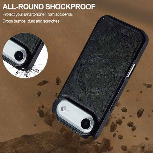 For iPhone Air LC.IMEEKE Magsafe Phone Case(Black) by LC.IMEEKE