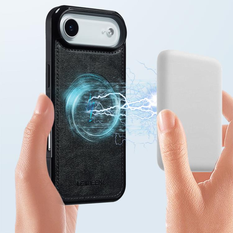 For iPhone Air LC.IMEEKE Magsafe Phone Case(Black) by LC.IMEEKE