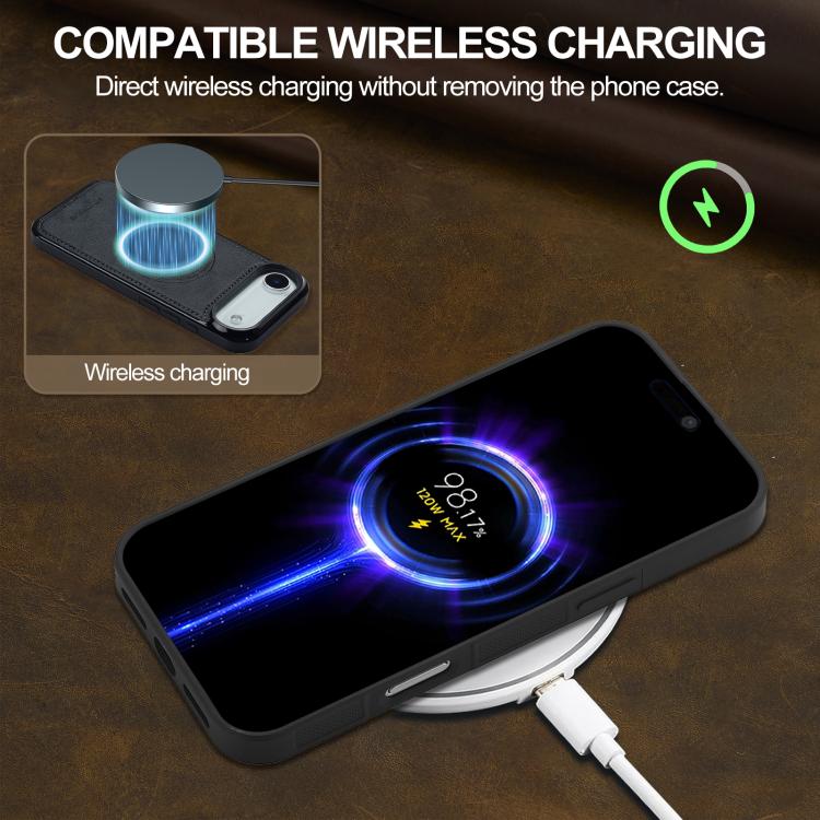 For iPhone Air LC.IMEEKE Magsafe Phone Case(Black) by LC.IMEEKE