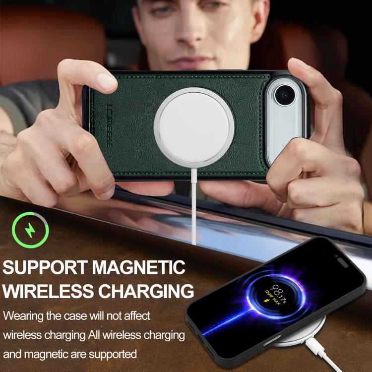 For iPhone Air LC.IMEEKE Magsafe Phone Case(Green) by LC.IMEEKE