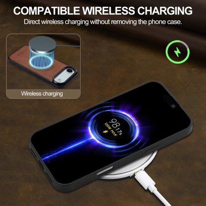 For iPhone Air LC.IMEEKE Magsafe Phone Case(Brown) by LC.IMEEKE