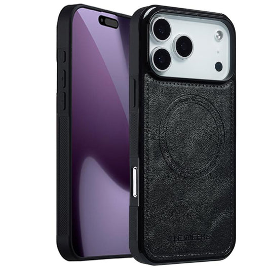 For iPhone 17 Pro LC.IMEEKE Magsafe Phone Case(Black) by LC.IMEEKE