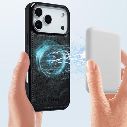 For iPhone 17 Pro LC.IMEEKE Magsafe Phone Case(Black) by LC.IMEEKE