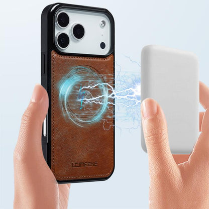 For iPhone 17 Pro LC.IMEEKE Magsafe Phone Case(Brown) by LC.IMEEKE