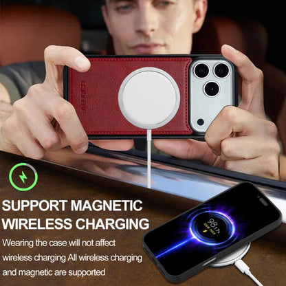 For iPhone 17 Pro Max LC.IMEEKE Magsafe Phone Case(Red) by LC.IMEEKE