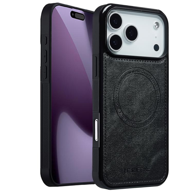 For iPhone 17 Pro Max LC.IMEEKE Magsafe Phone Case(Black) by LC.IMEEKE