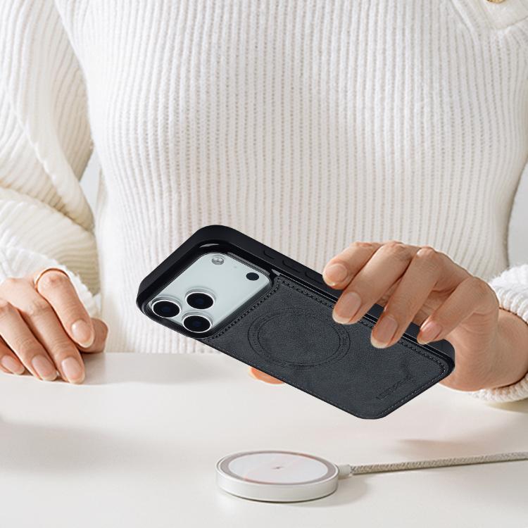 For iPhone 17 Pro Max LC.IMEEKE Magsafe Phone Case(Black) by LC.IMEEKE