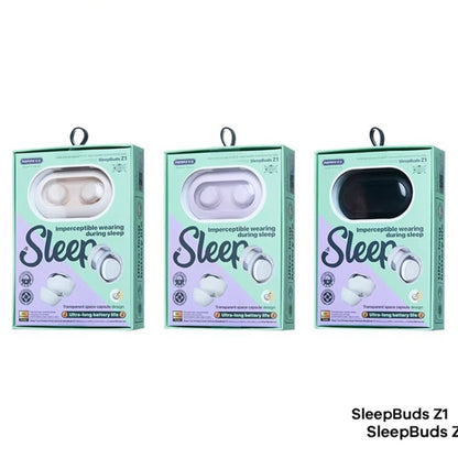 REMAX SleepBuds Z1 True Wireless Bluetooth 5.4 Music Earphones(White) by REMAX