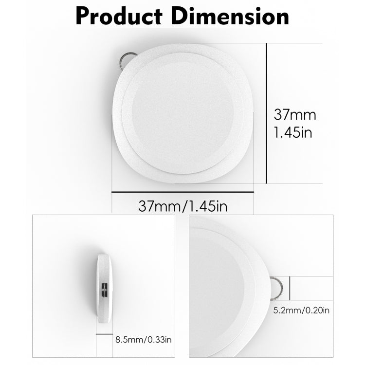 4 in 1 Portable Smart Watch Magnetic Wireless Charger(White) by bashfashion