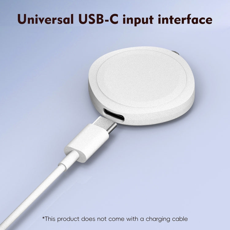 4 in 1 Portable Smart Watch Magnetic Wireless Charger(Black) by bashfashion