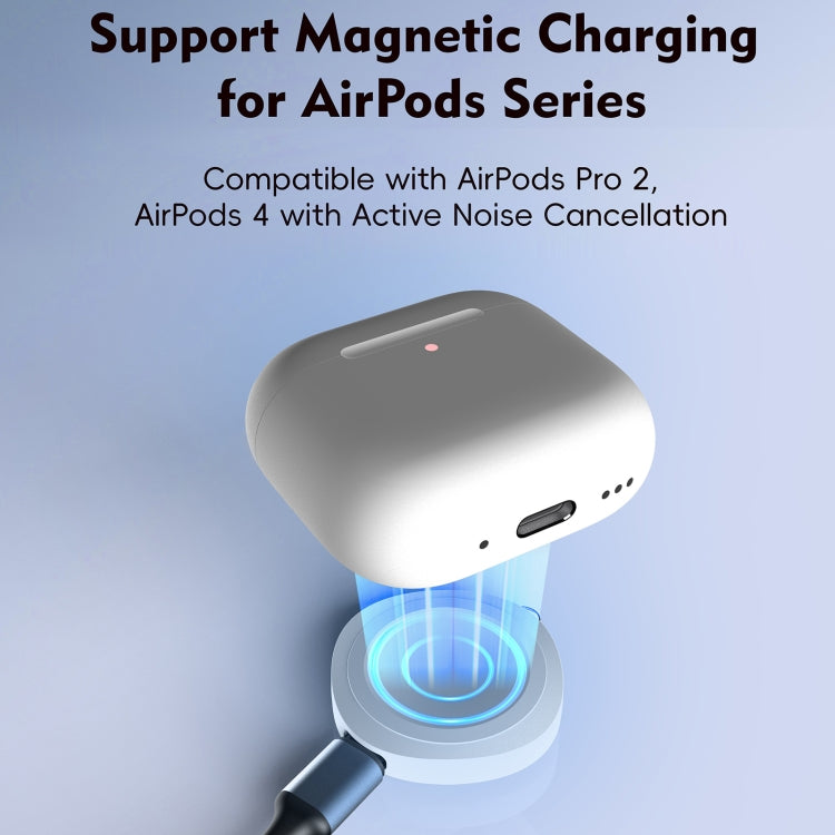 4 in 1 Portable Smart Watch Magnetic Wireless Charger(Black) by bashfashion