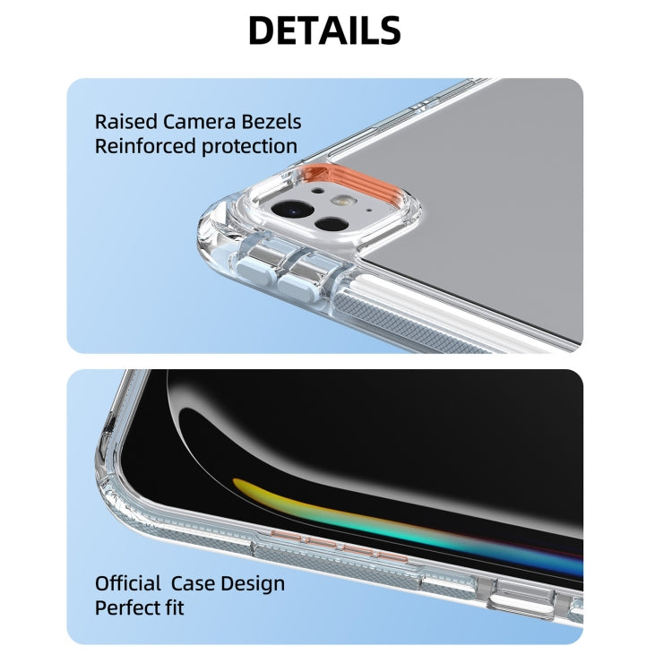 For iPad 2025 / 2022 mutural Y-Shape Deformation Leather Tablet Case(Pink) by Mutural