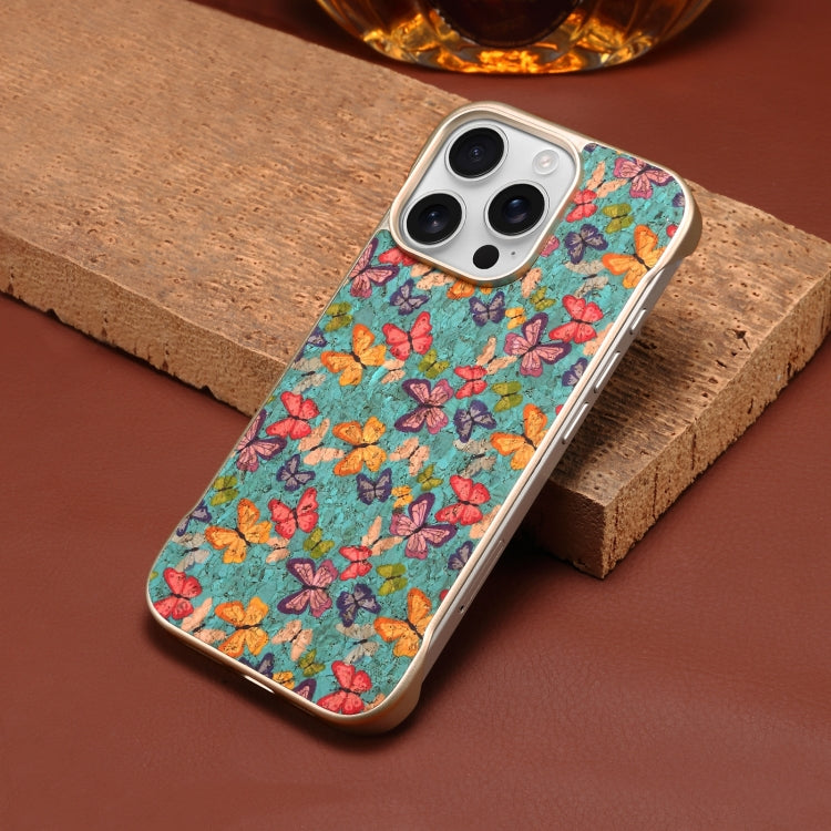 For iPhone 15 Plus / 14 Plus Denior A18 Paint MagSafe Phone Case(Butterflies) by Denior
