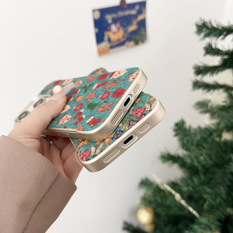 For iPhone 15 Denior A18 Paint MagSafe Phone Case(Christmas) by Denior