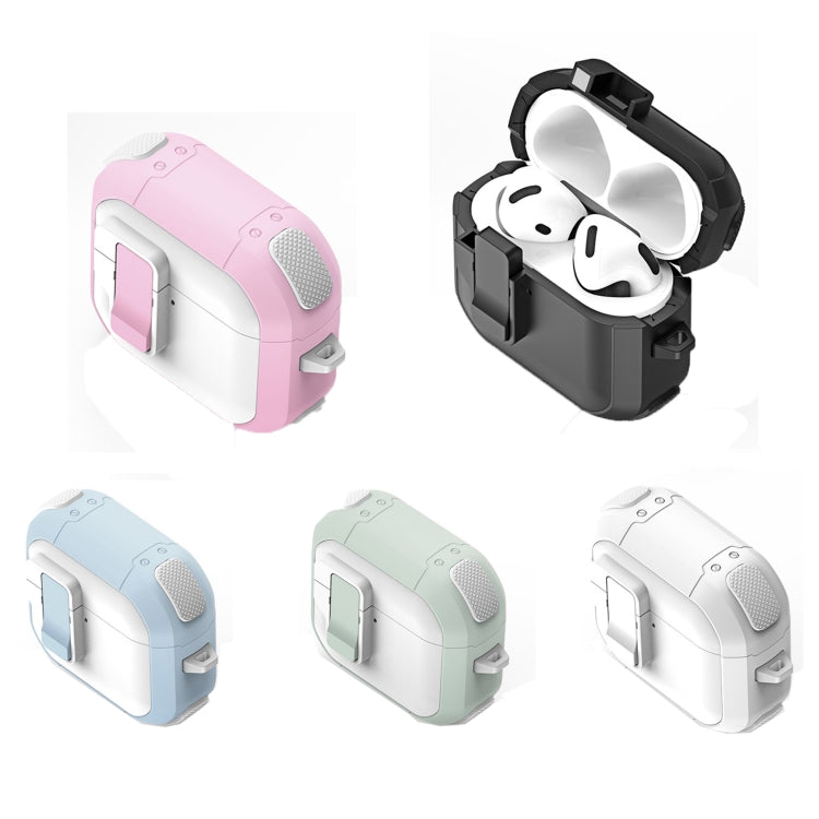 For AirPods Pro 2 DUX DUCIS PECP Series Split Earphone Case with Hook(White) by DUX DUCIS