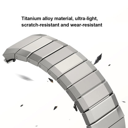 For Huawei Watch GT 5 Pro Folding Clasp Titanium Metal Quick Release Watch Band(Black) by bashfashion