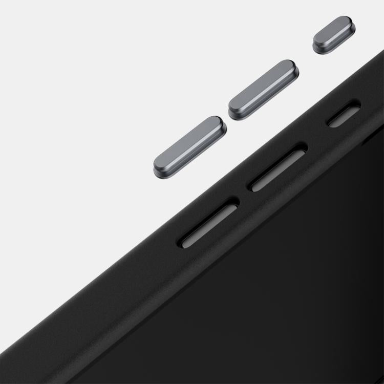 For iPhone 16e ABEEL C Carbon Fiber Series 6D Micro Relief MagSafe Phone Case(Black Grey) by bashfashion