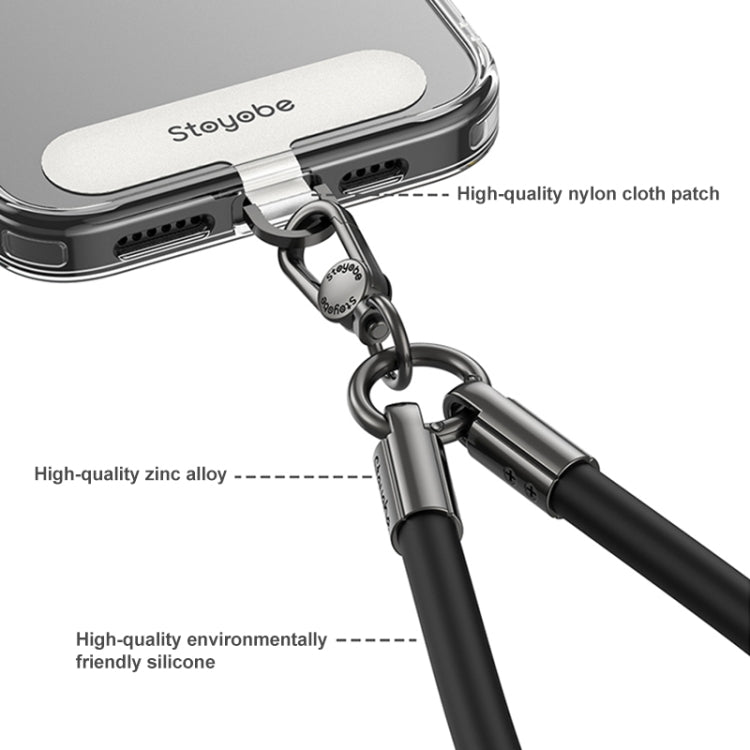 DUX DUICS Stoyobe PL-II Universal Silicone Phone Wrist Strap Anti-lost Lanyard(Purple) by DUX DUCIS