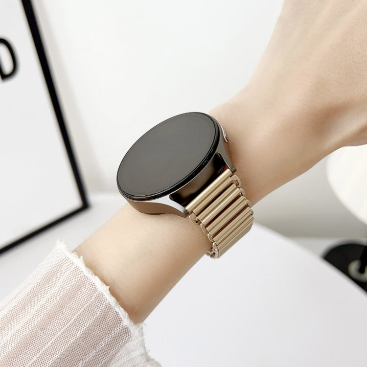 For Samsung Galaxy Watch 7 / 6 / 5 Hollow Chain Metal Watch Band(Starlight) by bashfashion