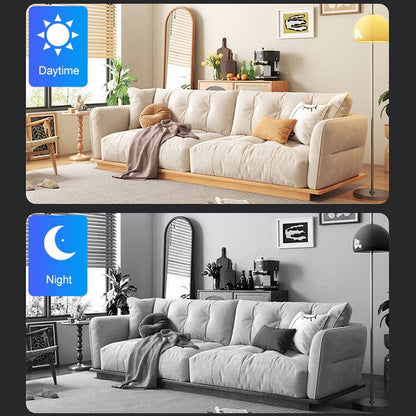 30W HD Night Vision Remote Indoor and Outdoor Wireless Surveillance Camera, Memory Card:32GB by bashfashion