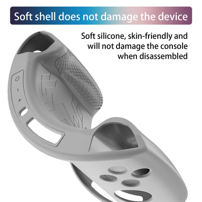 For ANBERNIC RG406H Silicone Game Console Protective Case(White) by bashfashion