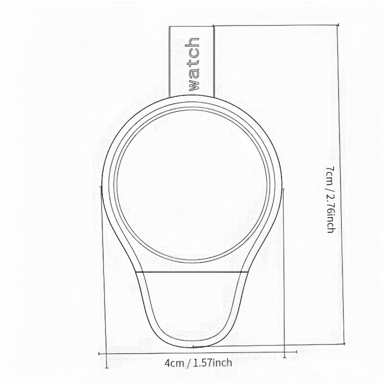 For Apple Watch Series A01 Portable Wireless Charger(White) by bashfashion