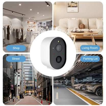3MP Home Outdoor HD Wireless Surveillance Camera, 4G Version+9000mAh Battery(EU Plug) by bashfashion