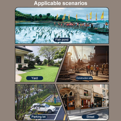 3MP Graffit Version Outdoor HD Solar Panel Wireless WiFi Surveillance Camera, Memory Card:64GB(US Plug) by bashfashion