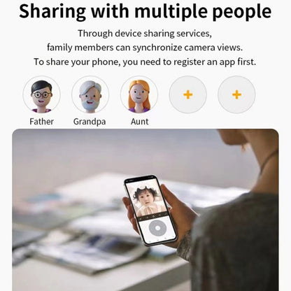 2MP HD Video Call Dual Light Full Color Night Vision WiFi Surveillance Camera(EU Plug) by bashfashion
