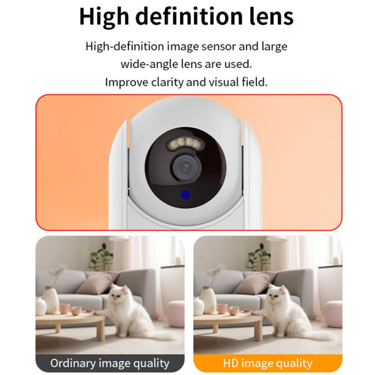 2MP HD Video Call Dual Light Full Color Night Vision WiFi Surveillance Camera(EU Plug) by bashfashion