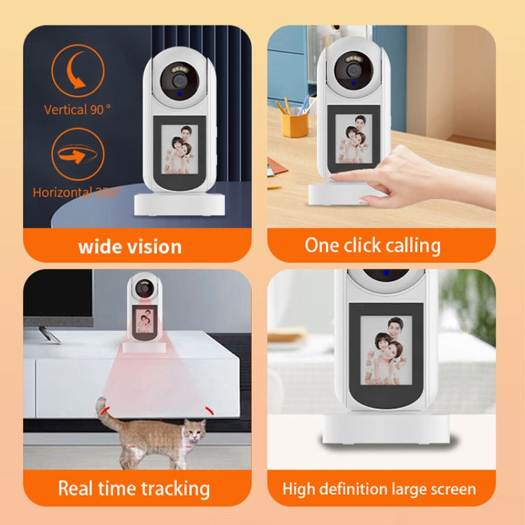 2MP HD Video Call Dual Light Full Color Night Vision WiFi Surveillance Camera(EU Plug) by bashfashion