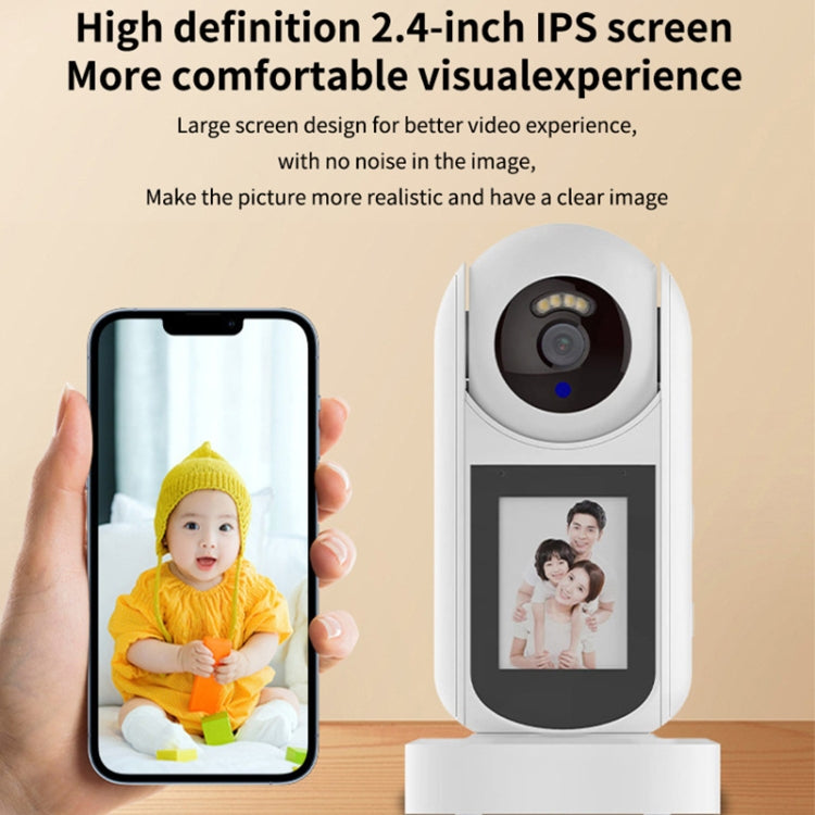 2MP HD Video Call Dual Light Full Color Night Vision WiFi Surveillance Camera(EU Plug) by bashfashion