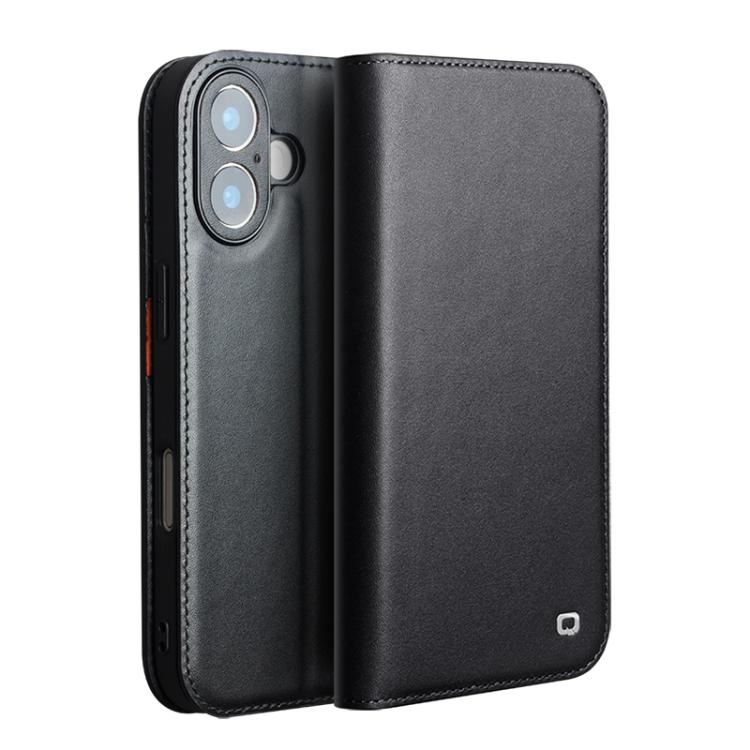 For iPhone 17 QIALINO Classic Gen2 Genuine Leather Phone Case(Black) by QIALINO