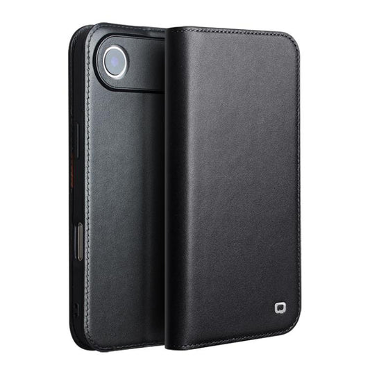 For iPhone Air QIALINO Classic Gen2 Genuine Leather Phone Case(Black) by QIALINO