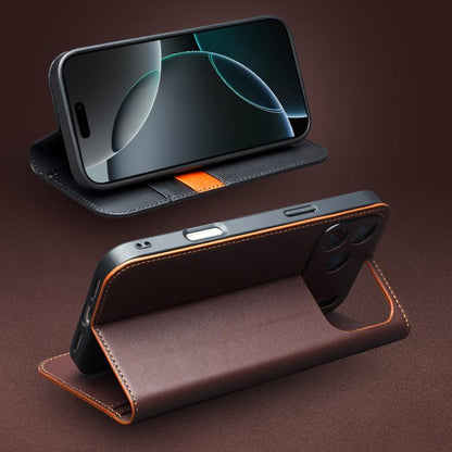 For iPhone Air QIALINO Classic Gen2 Genuine Leather Phone Case(Black) by QIALINO