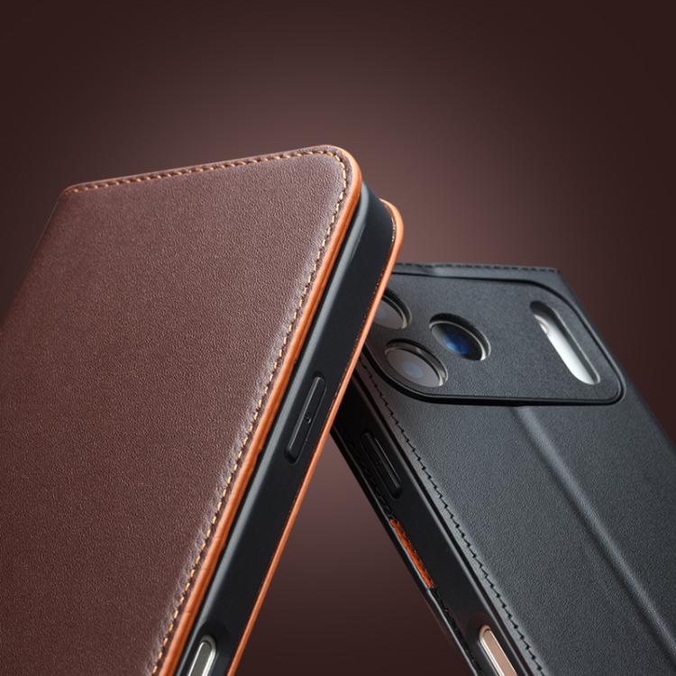 For iPhone Air QIALINO Classic Gen2 Genuine Leather Phone Case(Black) by QIALINO