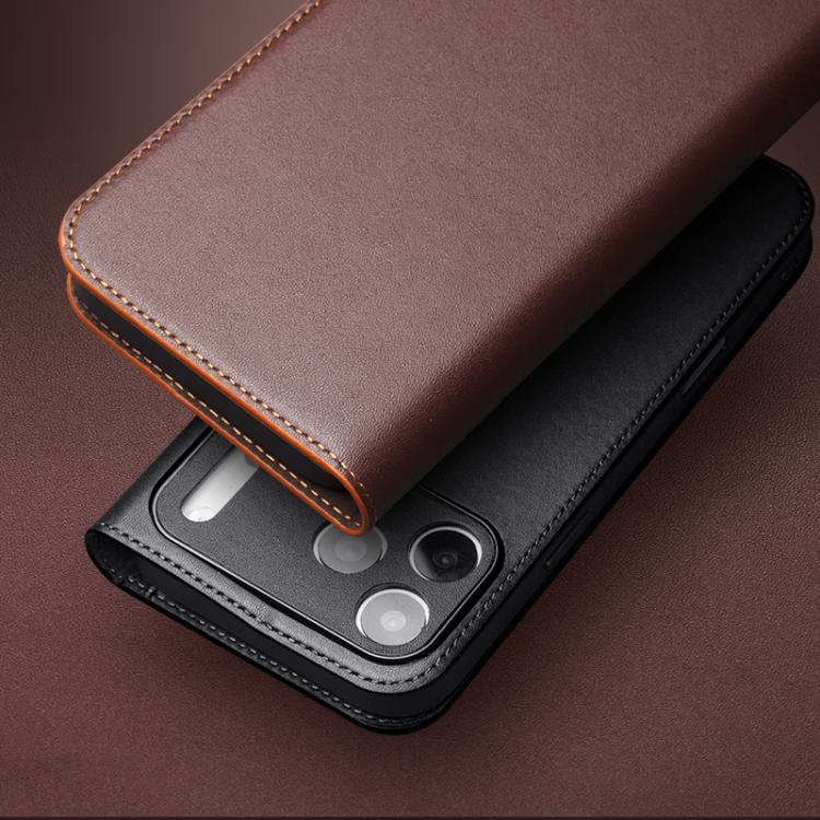 For iPhone 17 Pro Max QIALINO Classic Gen2 Genuine Leather Phone Case(Black) by QIALINO