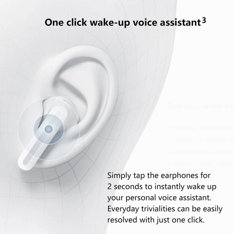 Original Xiaomi Air 4 SE Dual-Mic Call Noise Cancelling Bluetooth Earphones(White) by Xiaomi