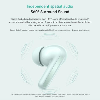 Xiaomi Redmi Buds 6 Active Noise Reduction Wireless Bluetooth Earphone(Green) by Xiaomi