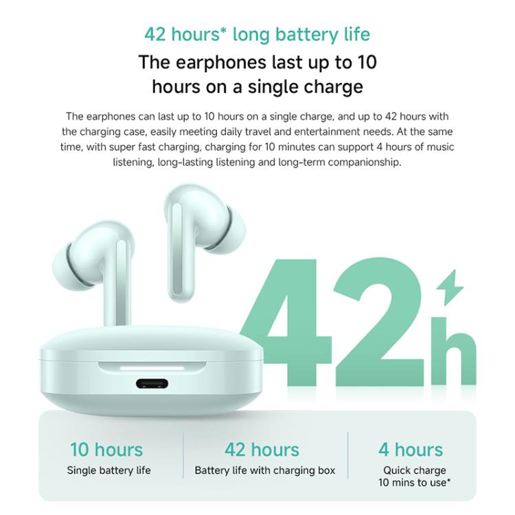 Xiaomi Redmi Buds 6 Active Noise Reduction Wireless Bluetooth Earphone(White) by Xiaomi