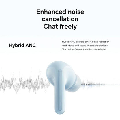 Xiaomi Redmi Buds 6 Lite Dual Microphone AI Call Wireless Bluetooth Earphone(White) by Xiaomi